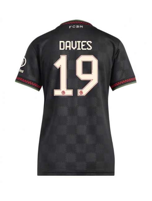Bayern Munich Alphonso Davies #19 Zenski Rezervni Dres 2025-26 Kratak Rukavima Bayern Munich Alphonso Davies #19 Zenski Rezervni Dres 2025-26 Kratak Rukavima